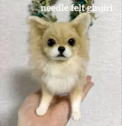 羊毛フェルト おすましチワワ - メルカリ