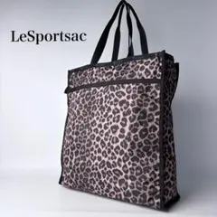【未使用級】レスポートサックトートバッグLGBOOKTOTEトニーレオパードのサムネイル