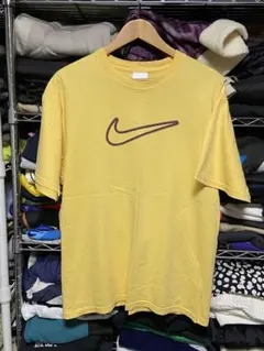 90s 00s Nike イエロー Tシャツ Lサイズ