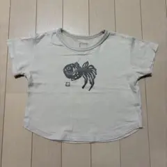 コムサイズム　子供服 金魚プリント ベージュ Tシャツ