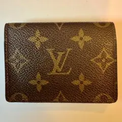 正規 ルイ ヴィトン モノグラム カードケース パスケース 定期入れ 名刺入れ