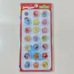 セサミストリート　おはじきシール　キラコロ