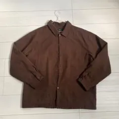 AZUL by moussy ブラウンチェックシャツ ジャケット