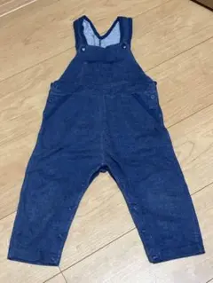 Petit Bateau ダークブルー オーバーオール