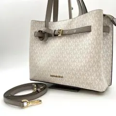 マイケルコース ショルダーバッグ ハンド 2WAY 総柄 EMILIA