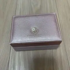 フラワーモチーフ アクセサリーケース ピンク