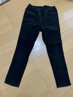 ユニクロ☆コーデュロイスキニーパンツ黒S110