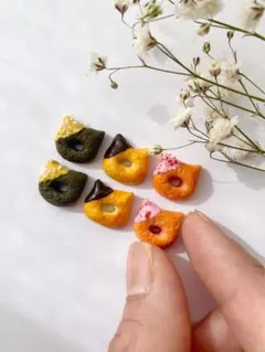 30新作　ねこちゃんドーナツ6個セット　ミニチュアフード