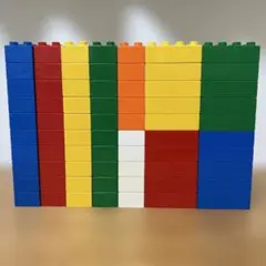 レゴデュプロ　正規品　基本ブロック　2×2ポッチ　2×4ポッチ　70個セット