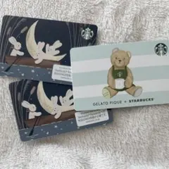 スターバックスカード ジェラートピケ ジェラピケ スタバ うさぎ お月見