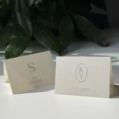 席札　結婚式　ペーパーアイテム