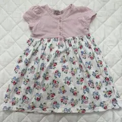 Cath Kids 半袖ワンピース 6-12M キャスキッズ　キッドソンのサムネイル