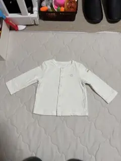 ミキハウス　カーディガン　70-80サイズ　白