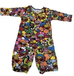 ヒステリックミニ 総柄 2wayオール ロンパース 70㎝