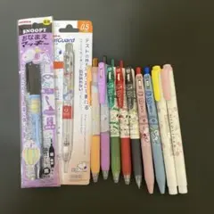 スヌーピーペン色々１１本