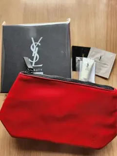 イヴサンローラン ブラックメンバー フレグランス ギフト　ポーチ