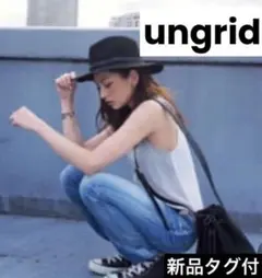 最終値下価格〆新品ungridシフォンコンビタンクトップのサムネイル