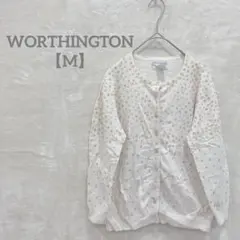 匿名配送✨WORTHINGTON 【M】難あり★スパンコール付きカーディガン