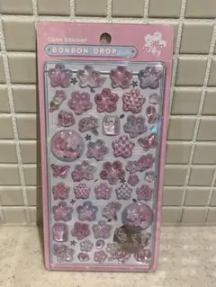 ボンボンドロップシール　和柄　桜　シール