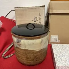 大樋焼 大樋長阿弥 糸目水指 共箱 水指 茶道具 - メルカリ
