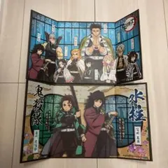 鬼滅の刃のミニ屏風コレクション　柱　冨岡さんと炭治郎