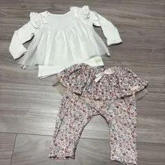 ハルウララ　セットアップ　花柄　トップス　ボトムス