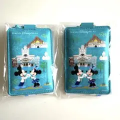 【非売品】JALオリジナル東京ディズニシーネックストラップ付きパスケース