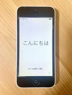 初期化済み iPhone 5c ホワイト 16GB
