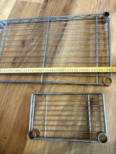 ホームエレクターのワイヤーシェルフシルバー34㎝×60㎝と17㎝×30㎝