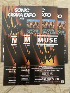 ミューズ　MUSE 2025年来日公演 チラシ　フライヤー2種類