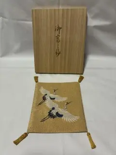 袱紗 鶴 桐紋 リバーシブル 木箱入り - メルカリ