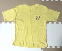 【美品】GAP 半袖Tシャツ イエロー ポケット付きのサムネイル