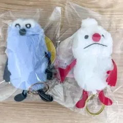 【新品未使用】パペットスンスン ノンノン リール付きマスコットキーホルダー 2体