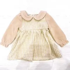 ベビー　ワンピース　チュニック　カットソー　長袖　プルオーバー　75 80 85