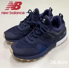 New Balance 574 スニーカー ネイビー 26.0cmのサムネイル