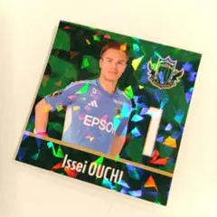 松本山雅 クラブガンズジュニア限定品 2025年プレイヤーズシール 大内一生選手