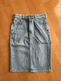 Lee ライトブルー デニムタイトスカート