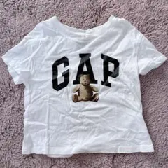 GAP ベア プリント 半袖Tシャツ ホワイト