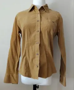 Lacoste 定番 綿100%コーデュロイ長袖シャツ 40 #261