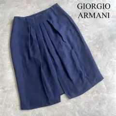 GIORGIO ARMANI イタリア製 タック×スリット タイトスカート 40のサムネイル