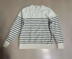 UNIQLO ユニクロ ウォッシャブル ボーダーセーター M
