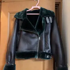 MURUA ムーンコート　緑/黒