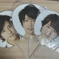 嵐 うちわ 櫻井翔 相葉雅紀 二宮和也 Beautiful World セット