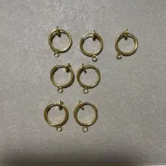 アクセサリー パーツ フープ イヤリング ゴールド 7個セット ニッケルフリー