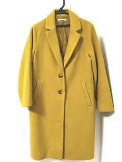 【羽織るだけで格上げ！】マスタードカラーコート♡