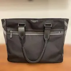 コールハーン トータルトート 3wayバッグ キャンバス レザー 黒 