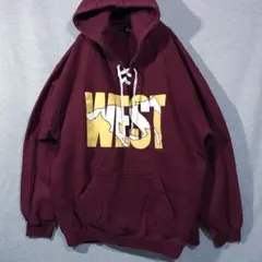 【Pennant】裏起毛WESTビッグロゴ　馬ホース　アニマルパーカーのサムネイル