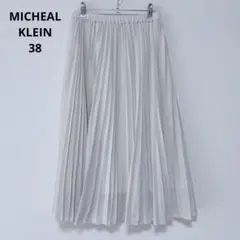 ミッシェルクラン プリーツスカート ロング Wゴム 38 アイボリー 伸縮性のサムネイル