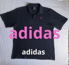 古着 ポロシャツ / adidas アディダス / ネイビー