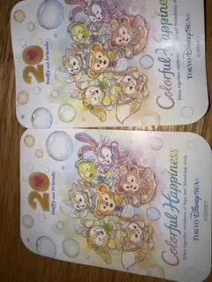 東京ディズニーシー 20周年 ステッカー 2枚セット